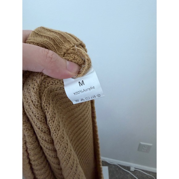 Women's Chunky Knit Sweater – Brown – Size Medium – NWOT - Picture 4 of 4